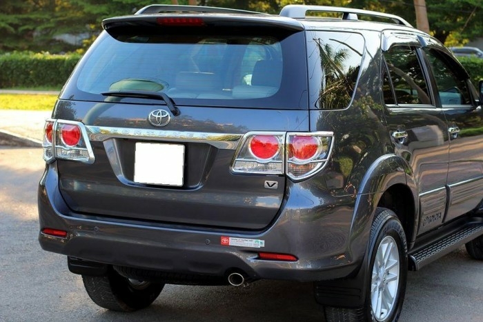 Bán Toyota Fortuner 2015, số tự động, máy xăng, màu Xám chì,
