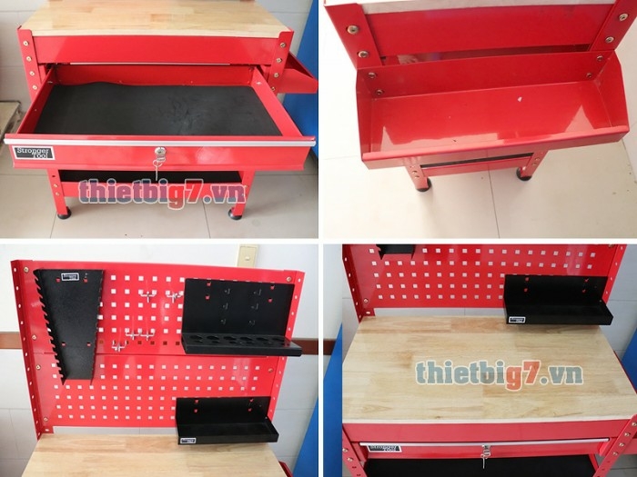 Xe đẩy đựng đồ nghề 3 ngăn