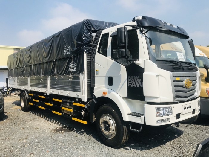 Xe tải faw 7 tấn thùng mui bạt dài 9m7 có hỗ trợ vay vốn cao