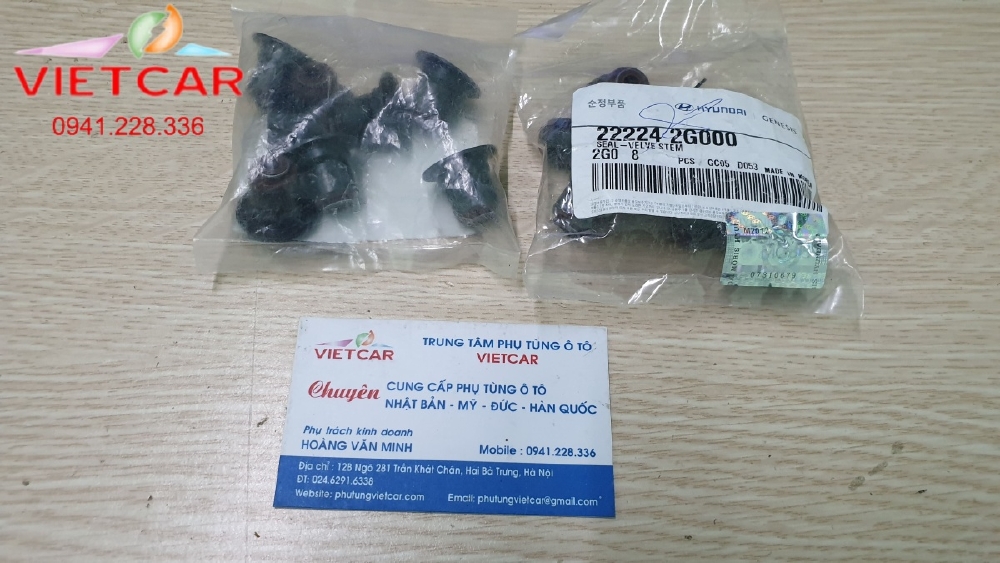 Phớt ghít xu páp Kia Carens, Forte, Sorento, Sportage |222242G000