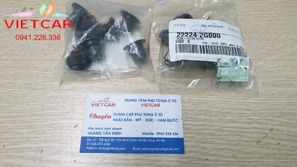 Phớt ghít xu páp Kia Carens, Forte, Sorento, Sportage |222242G000