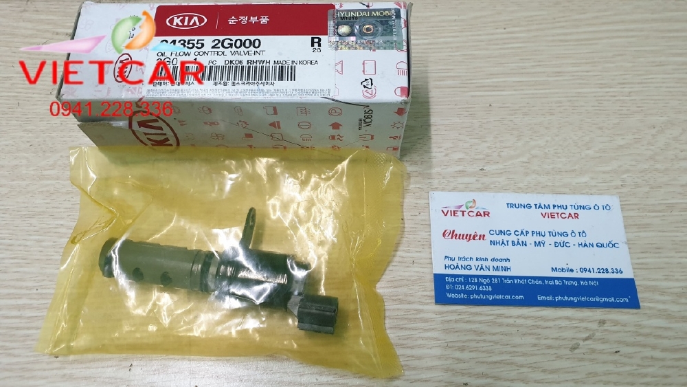 Van điều khiển nhớt Hyundai Sonata Kia Optima, Sorento |243552G000