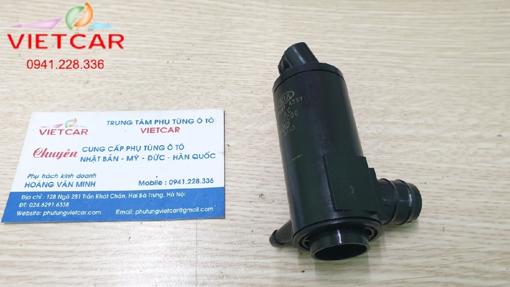 Mô tơ bơm nước rửa kính Kia Cerato, Hyundai Elantra |98510C1000