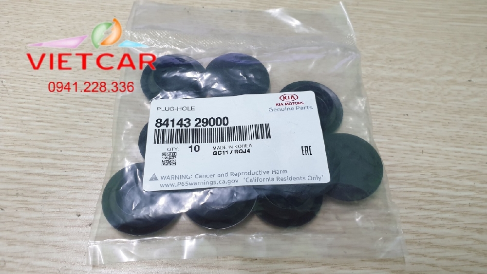 Nút đậy sườn xe, gầm xe Hyundai và Kia,8414329000