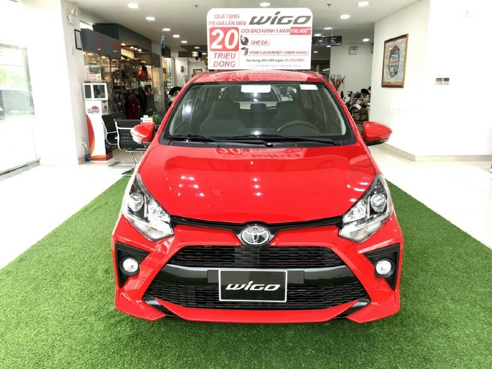 Toyota Wigo 1.2G giao ngay màu Đỏ, Trắng, Cam giá TỐT