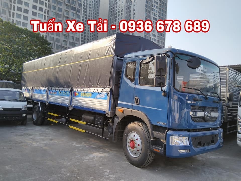 Bán xe tải Veam VPT880 tải trọng 8 tấn, thùng dài 9m5