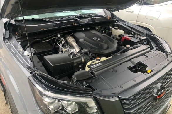 Động cơ mới trên Navara Pro4X - Ảnh: Đại lý Nissan
