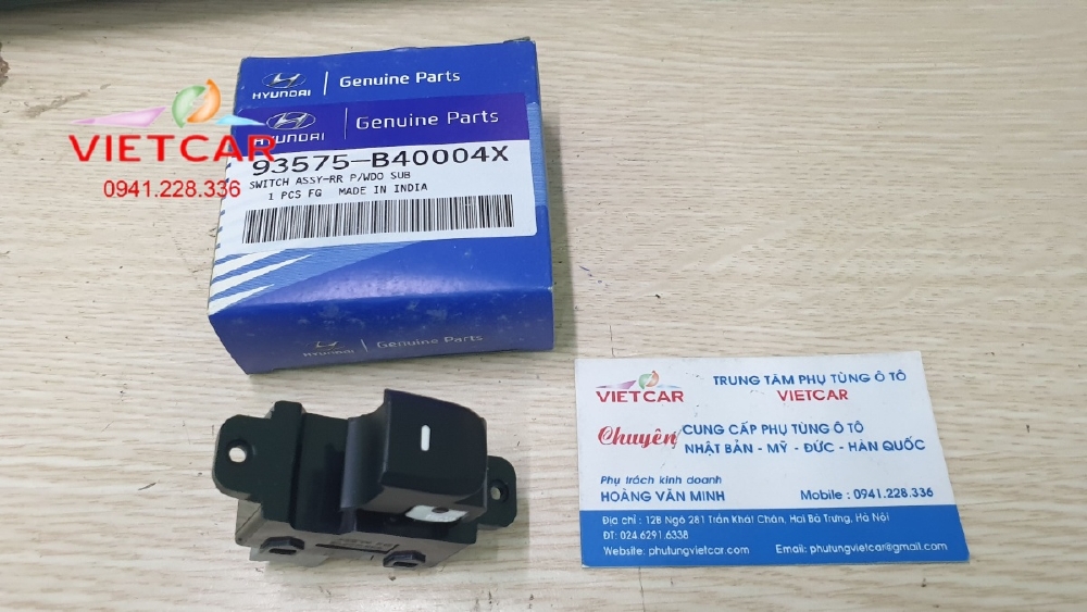 Công tắc nâng kính phụ Hyundai I10|93575B40004X