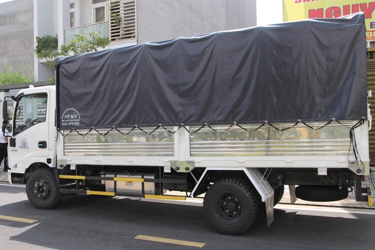 Xe tải VEAM VT350 3.5 tấn thùng mui bạt & kín dài 4m88 máy isuzu 2022