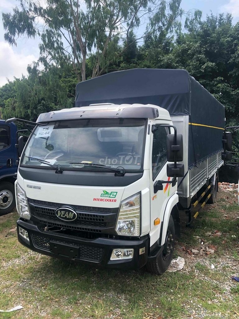 Xe tải Veam Vt751 tải 7tấn5,thùng 6,1,máy cơ Hyundai