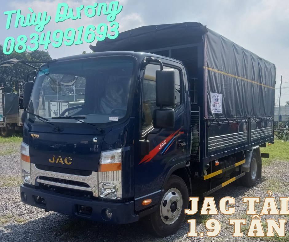 Xe tải JAC N200S tải 1.9 tấn chạy hàng thành phố