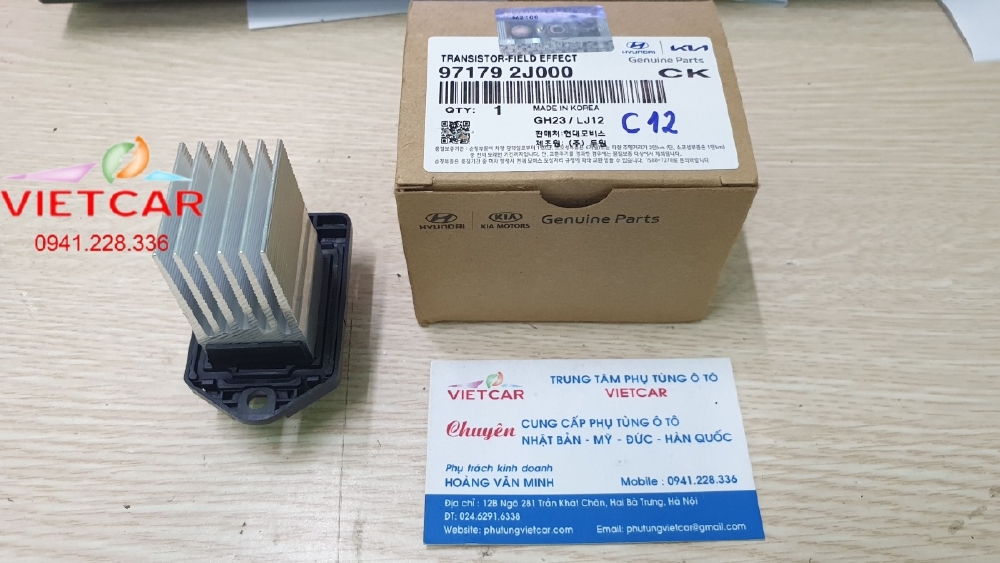Trở quạt dàn lạnh  Hyundai Tucson,Accent,Kia Cerato, Forte|971792J000