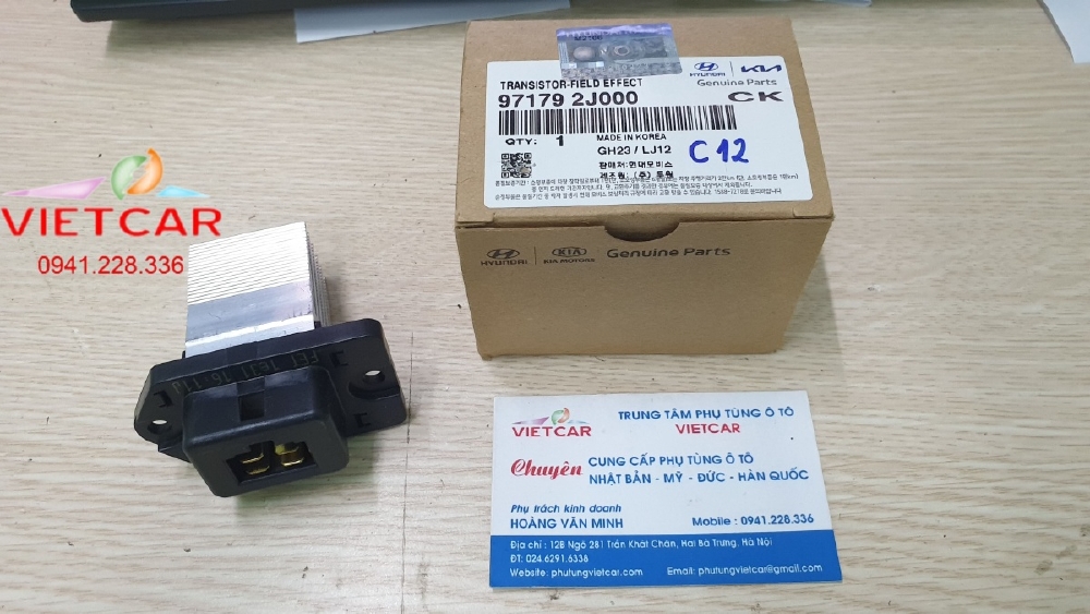 Trở quạt dàn lạnh  Hyundai Tucson,Accent,Kia Cerato, Forte|971792J000
