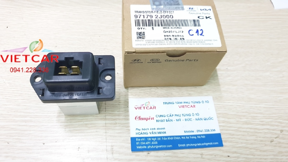 Trở quạt dàn lạnh  Hyundai Tucson,Accent,Kia Cerato, Forte|971792J000