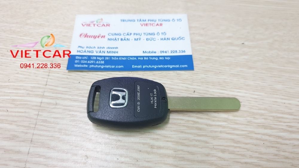 Vỏ chìa khoá Ô tô HONDA CITY, CIVIC, CRV ( 3 nút )