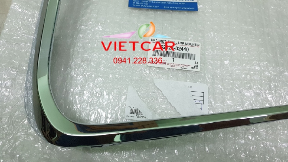 Nẹp mạ Crom cản trước Altis |52125-02440 / 52126-02430