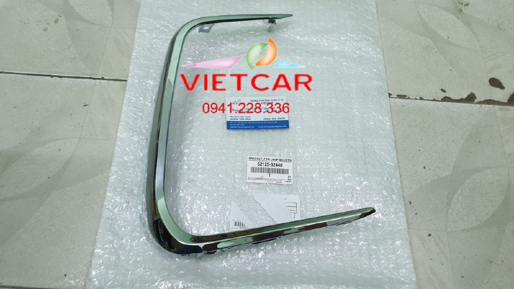 Nẹp mạ Crom cản trước Altis |52125-02440 / 52126-02430