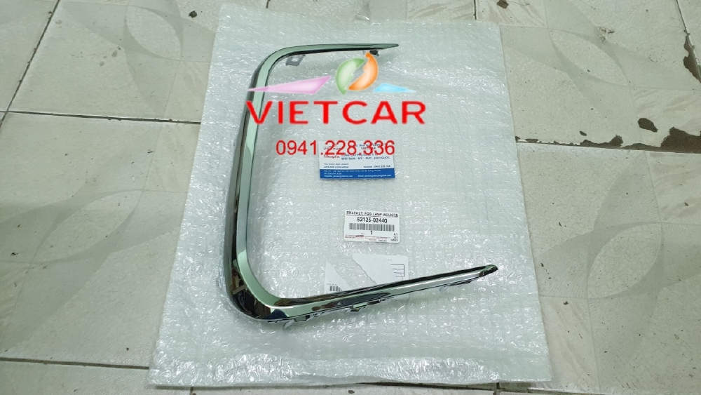 Nẹp mạ Crom cản trước Altis |52125-02440 / 52126-02430