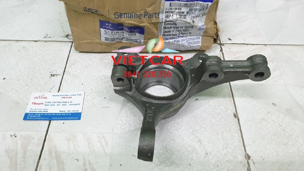 Ngõng moay ơ (trụ lái) Hyundai Eon |517154N100, 517164N100