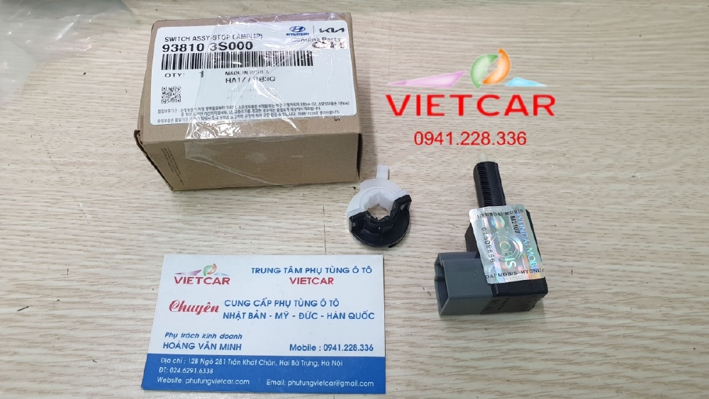 Công tắc chân phanh Kia K3, Cerato, Rio, Morning, I10 |938103S000