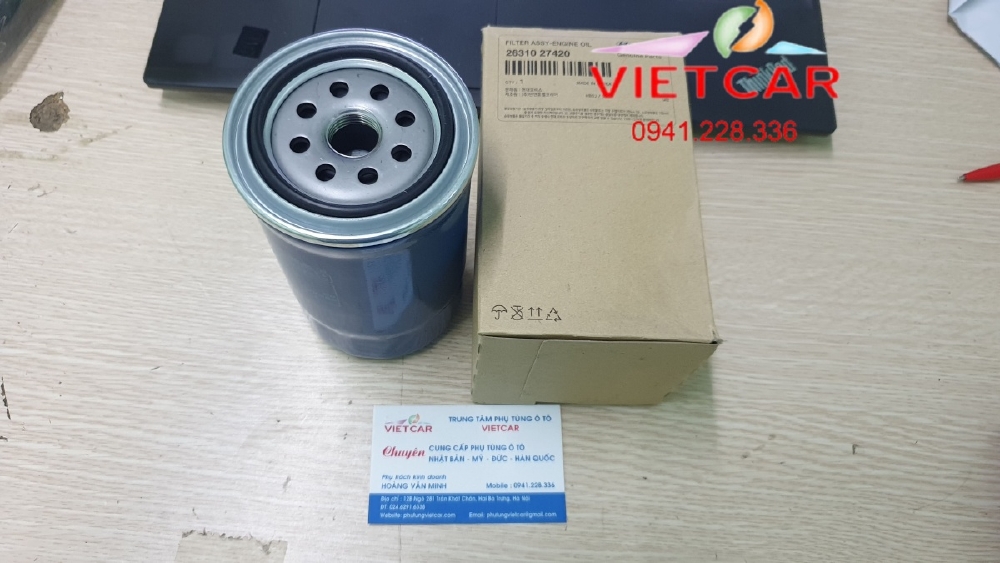 Lọc nhớt Hyundai Santafe | 2631027420