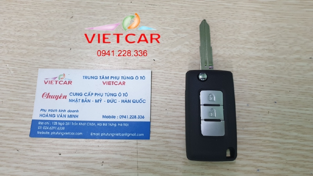 Vỏ độ gập chìa khóa Mitsubishi Xpander, Attrage, Triton, Pajero