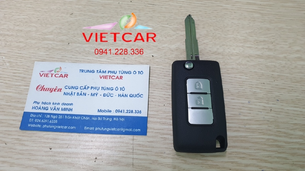 Vỏ độ gập chìa khóa Mitsubishi Xpander, Attrage, Triton, Pajero