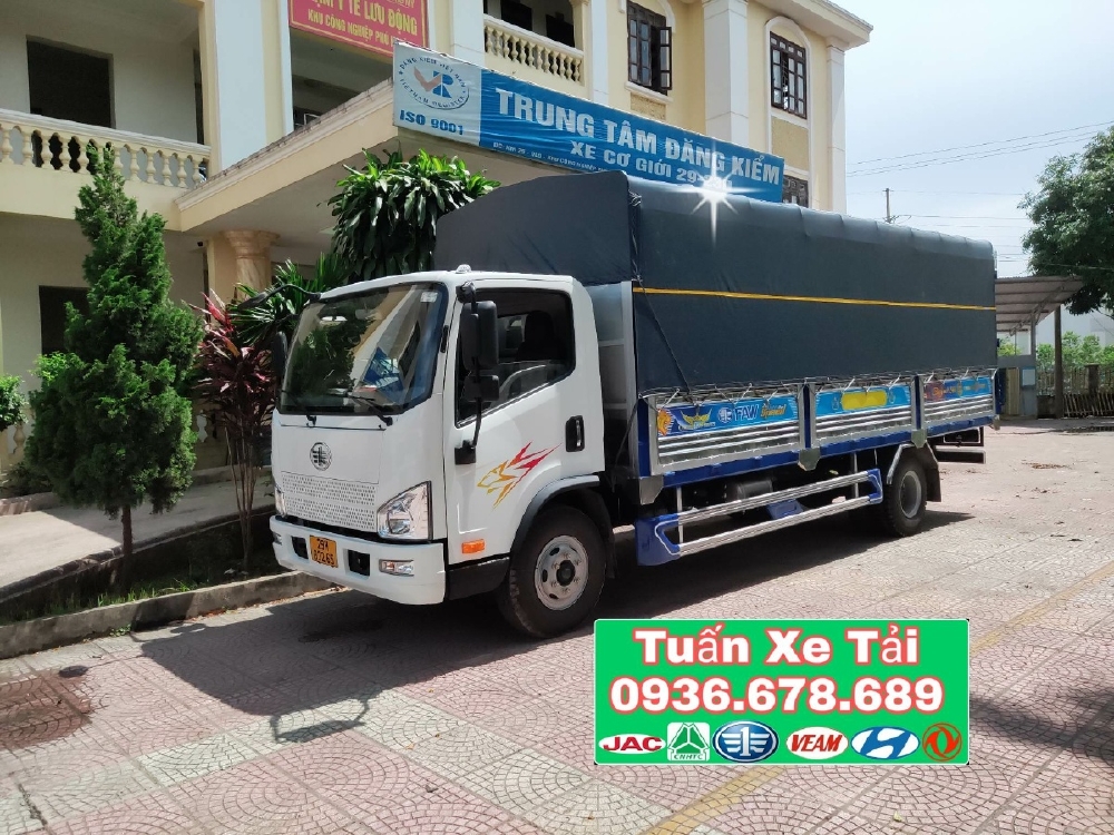 Khuyến mại cực lớn cho xe tải Faw Tiger 8 tấn thùng dài 6m3
