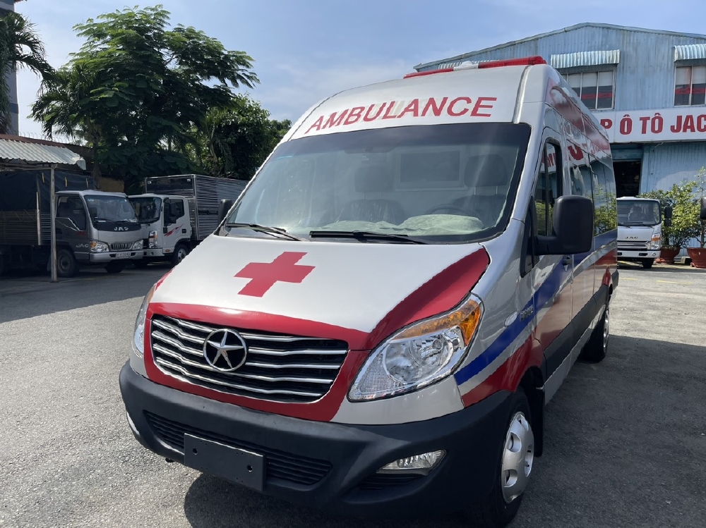 Nhà máy JAC thanh lý xe cứu thương mới giá siêu rẻ - BH 4 năm
