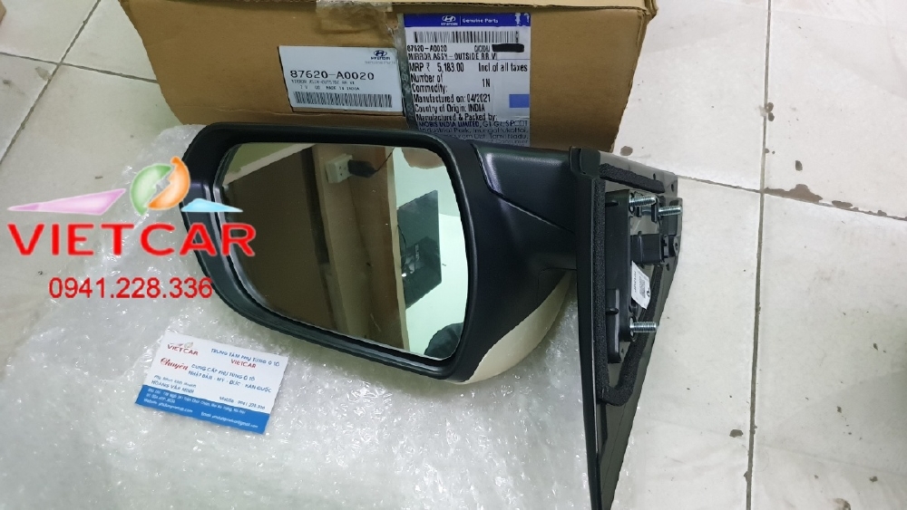 Gương chiếu hậu Hyundai Creta |87610A0020 / 87620A0020, 87610A0050