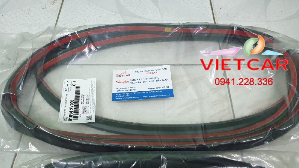 Gioăng cửa Sổ trời (cửa nóc) Hyundai Veloster | 816132V000, 816142V00