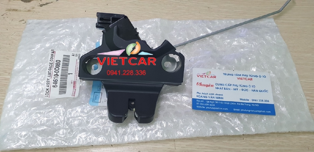 64610-0D080 Ổ khóa ngậm cốp sau xe Toyota Vios