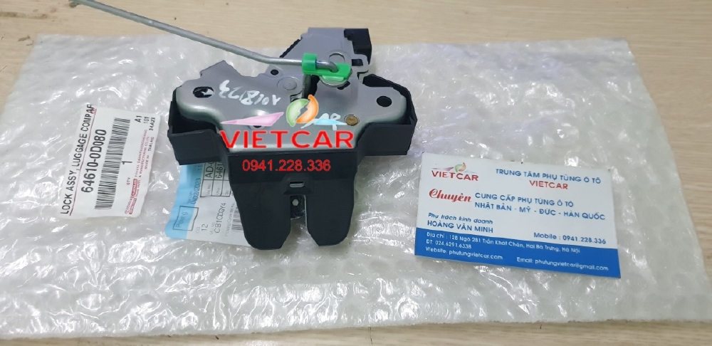 64610-0D080 Ổ khóa ngậm cốp sau xe Toyota Vios