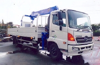 Xe tải 6,4 tấn HINO FC9JLTA Euro4 gắn cẩu 3 tấn TADANO model TM-ZE304MH thùng dài 6m |