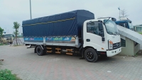 Xe tải Veam Vt260-1 tải trọng 1,9 tấn thùng dài 6m1 động cơ ISUZU công suất 109Ps