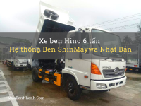 Xe ben Hino 6 tấn - hệ thống Ben ShinMaywa Nhật Bản