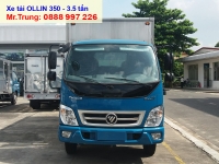 Báo giá xe tải Thaco OLLIN 350 | tải 3.5 tấn thùng dài 4.35 mét giá tốt tại HCM-LA
