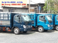Báo giá xe tải Thaco OLLIN 500 | Tải 5 tấn thùng dài 4.35 mét tại HCM-LA