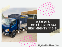 Báo giá xe tải Hyundai New Mighty 110SL thùng dài 5m7 nâng cấp kích thước thùng, vận chuyển hàng hóa linh hoạt và nhiều hơn
