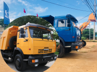Mua bán xe ben Kamaz 15 tấn nhập khẩu, phân phối tại Bình Phước, Bình Dương, Đồng Nai, Long An, Tây Ninh