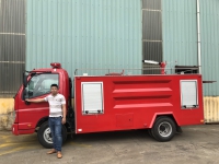 Bán xe chữa cháy, xe cứu hỏa 4,5 khối Thaco olin