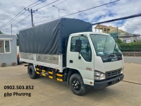 Xe tải ISUZU QKR270 Thùng Mui Bạt mới 100% -1,9 tấn - 4m3-Trả góp