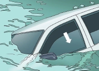 Cách thoát hiểm khi ô tô rơi xuống nước