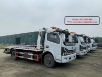 Xe cứu hộ Dongfeng 2 chức năng sàn trượt 3 tấn - kéo chở xe