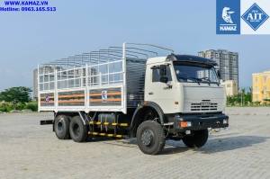 Xe tải kamaz thùng 53228 (6 x 6) 3 CẦU, xe tải thùng kamaz, xe tải kamaz nhập khẩu