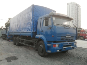 Xe tải 3 chân thùng dài 9m3, xe tải 3 chân kamaz nhập khẩu nguyên chiếc từ Nga