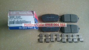 583021DA01 MÁ PHANH SAU CARENS. Phụ tùng kia carens chính hãng