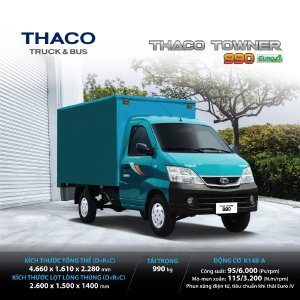 bán xe tải nhẹ thaco towner 990 1 tấn
