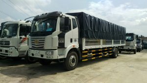 Đại lý xe tải faw 8 tấn - thùng siêu dài 10 mét chở cấu kiện điện tử | Hỗ trợ trả góp