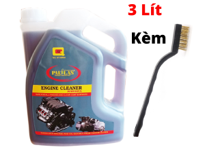 Combo 3 Lít Nước Tẩy Lốc Máy Pallas Kèm Bàn Chải Đồng Đánh Máy